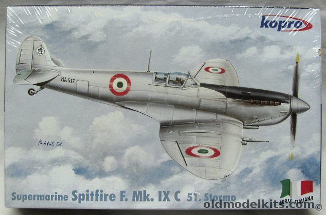 KP 1/72 Supermarine Spitfire F Mk.IXC - Italian Air force 51 Stormo, 3172 plastic model kit